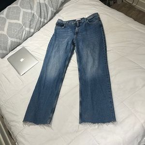Blue oversized ZARA jean